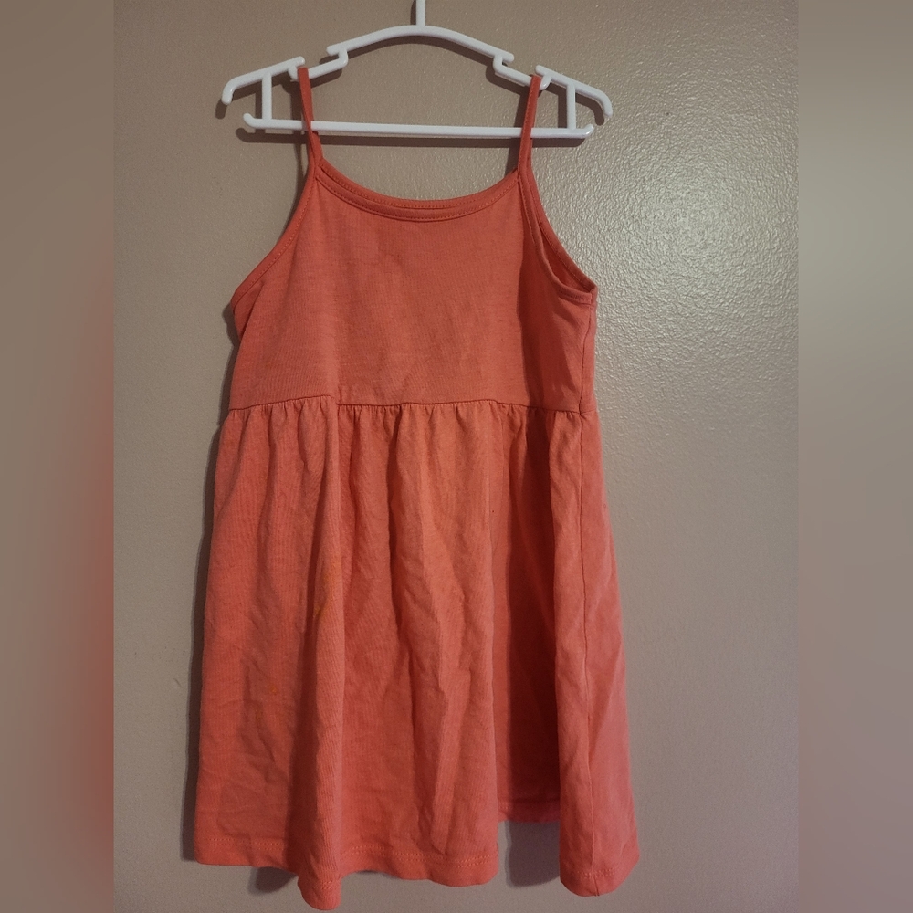 🌞 H&M Coral Sleeveless Dress 3T